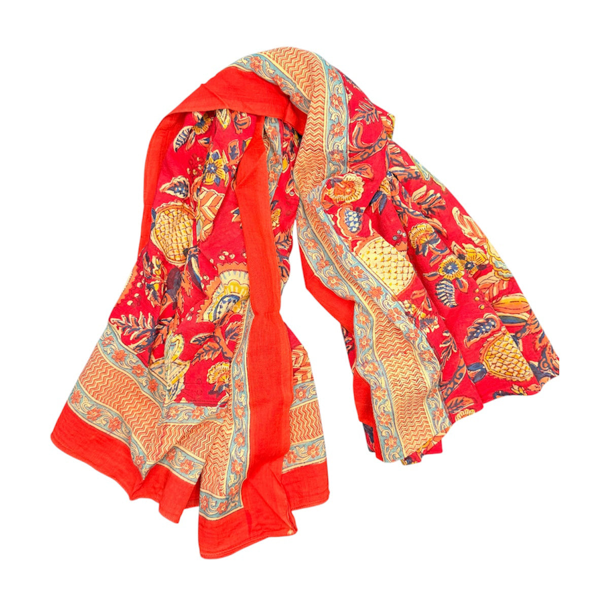 TELO PAREO FANTASIA ARANCIO OCRA