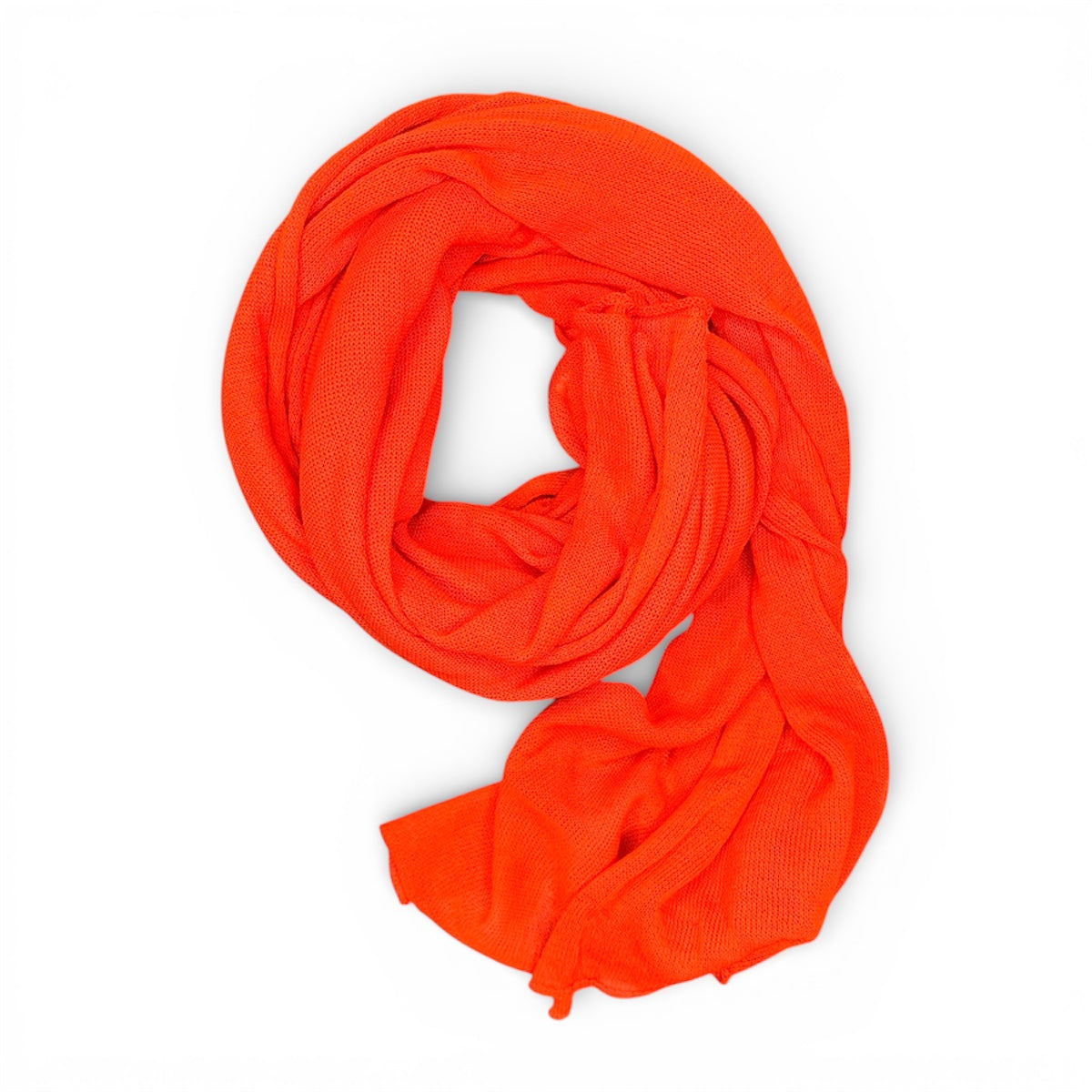 SCIARPA CREPE COTONE ARANCIO