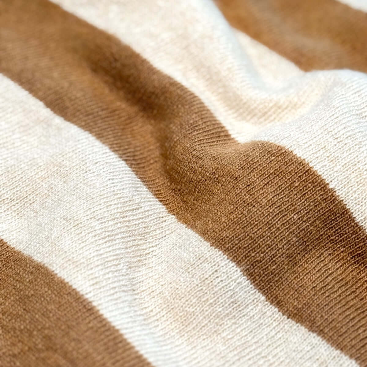 STOLA RIGHE BEIGE - CAMMELLO