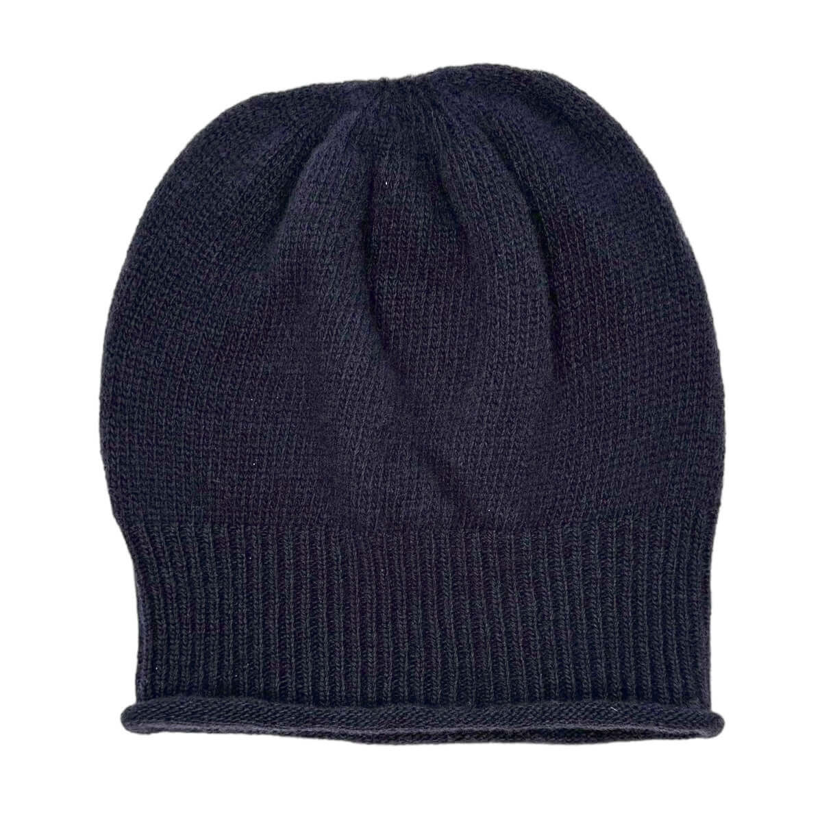 CUFFIA RASATA 100 LANA MERINO BLU PROFONDO