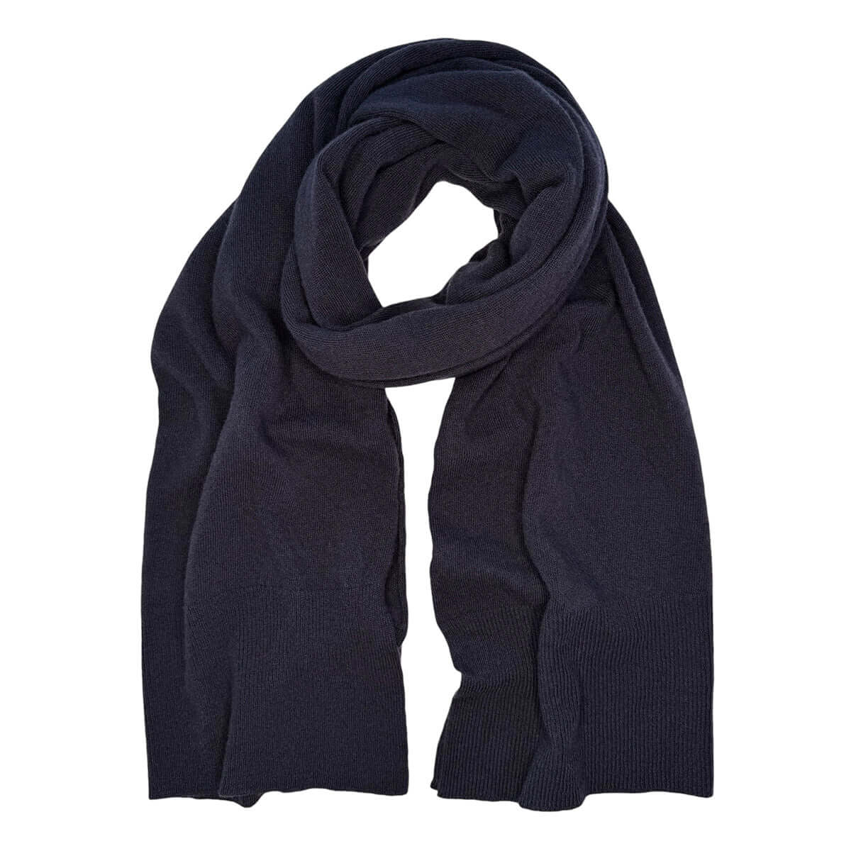 SCIARPA 100 LANA MERINO BLU PROFONDO