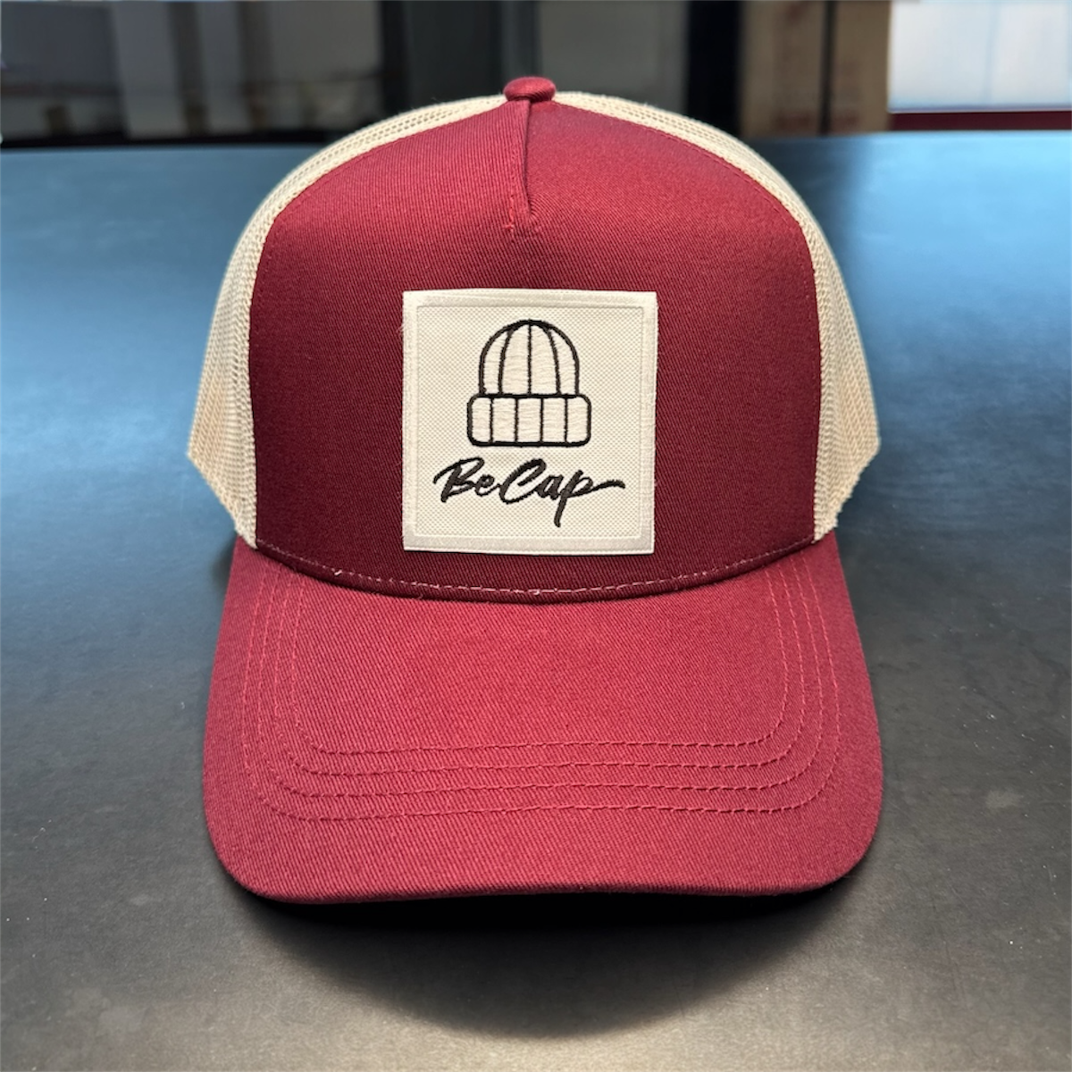 CAPPELLO RAPPER BORDEAUX CORDA