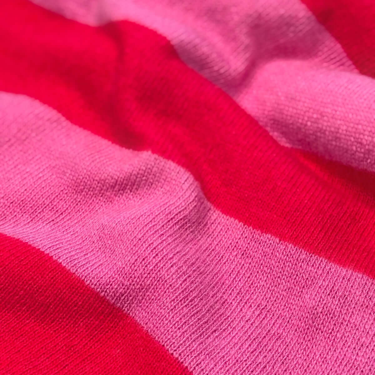 STOLA RIGHE BUBBLE - ROSSO