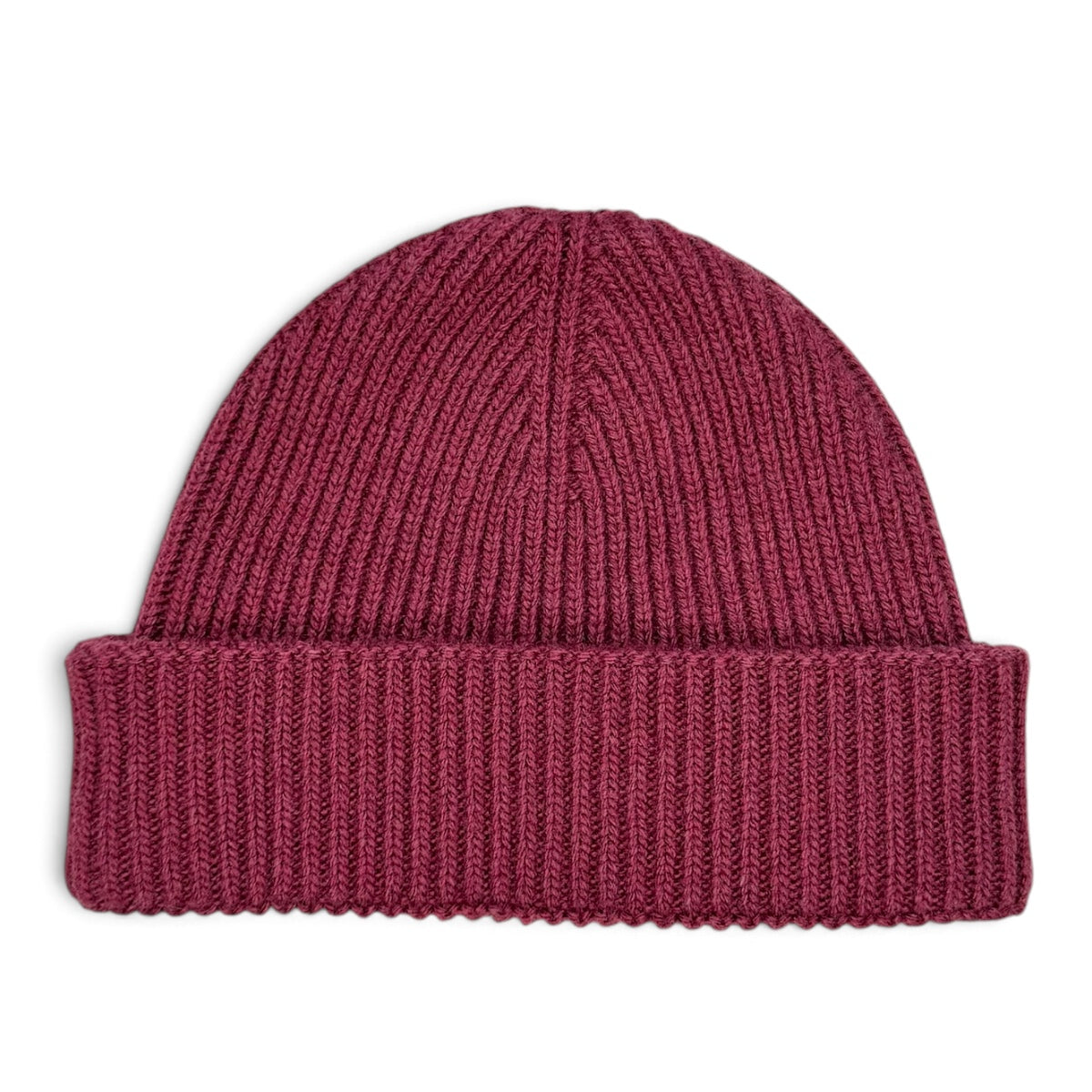 CUFFIA DOPPIO RISVOLTO FISHERMAN BORDEAUX