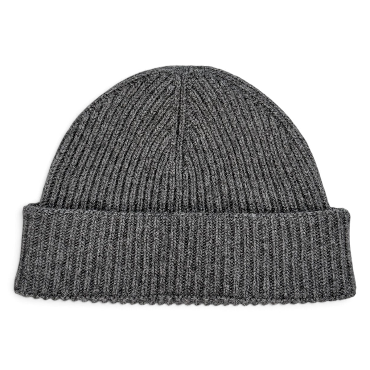 CUFFIA DOPPIO RISVOLTO FISHERMAN GRIGIO MEDIO
