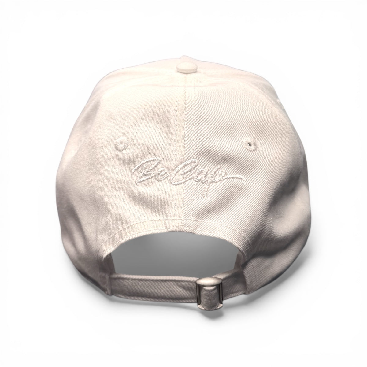 Cappello 5 pannelli bianco retro