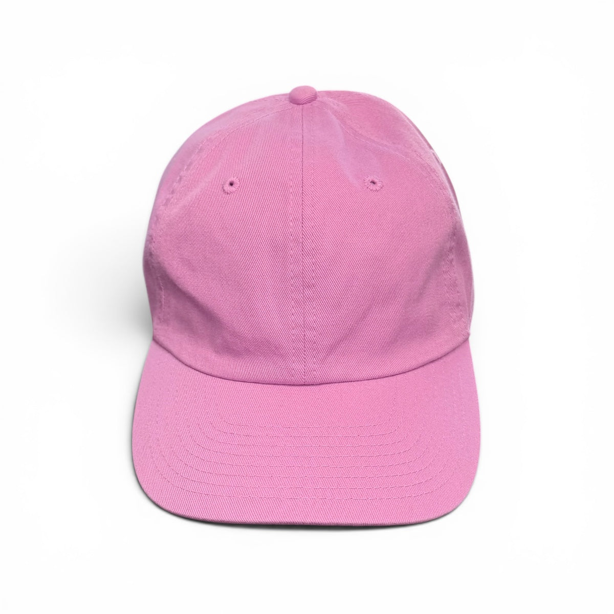 Cappello sei pannelli rosa fronte BeCap