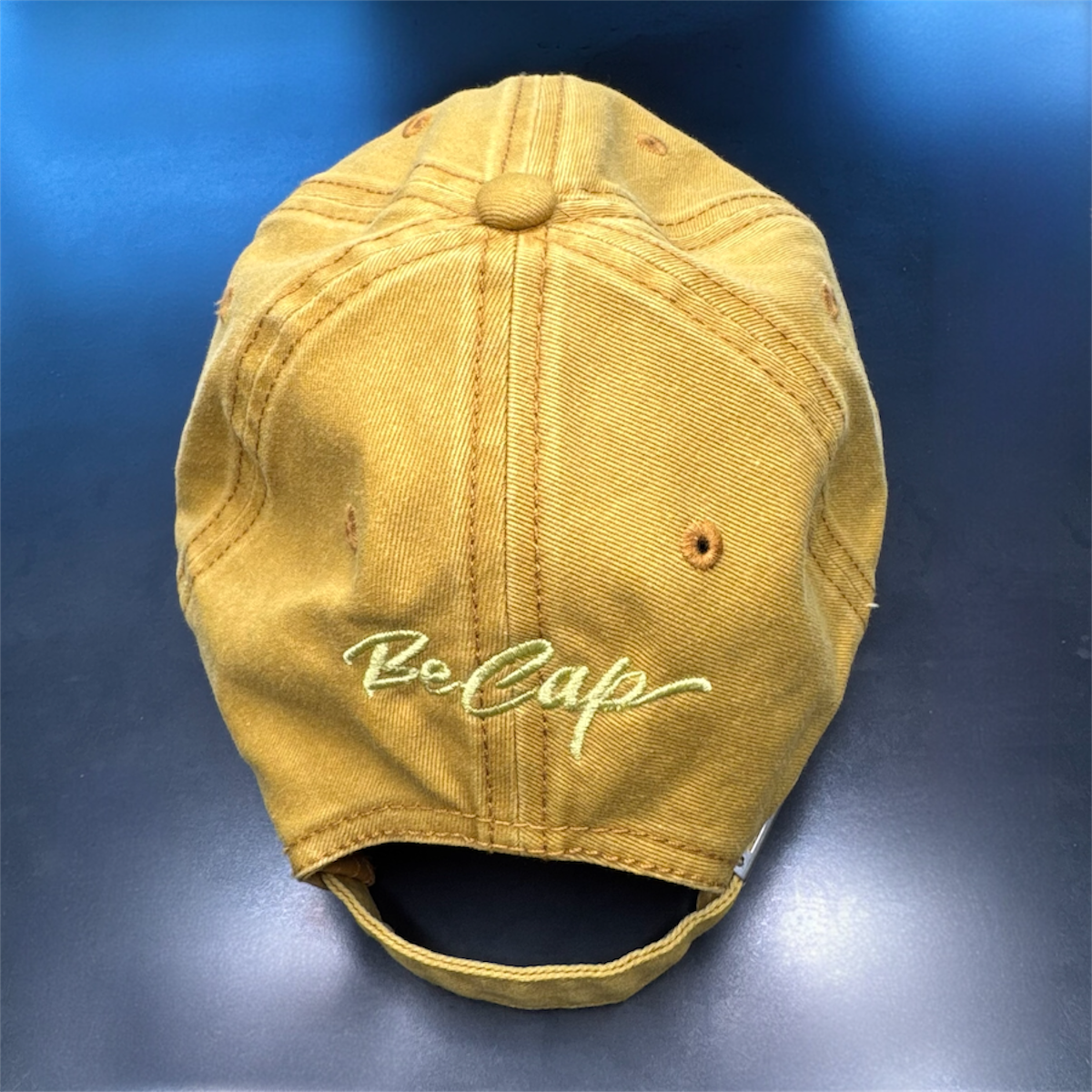 CAPPELLO 6 PANNELLI VINTAGE GIALLO