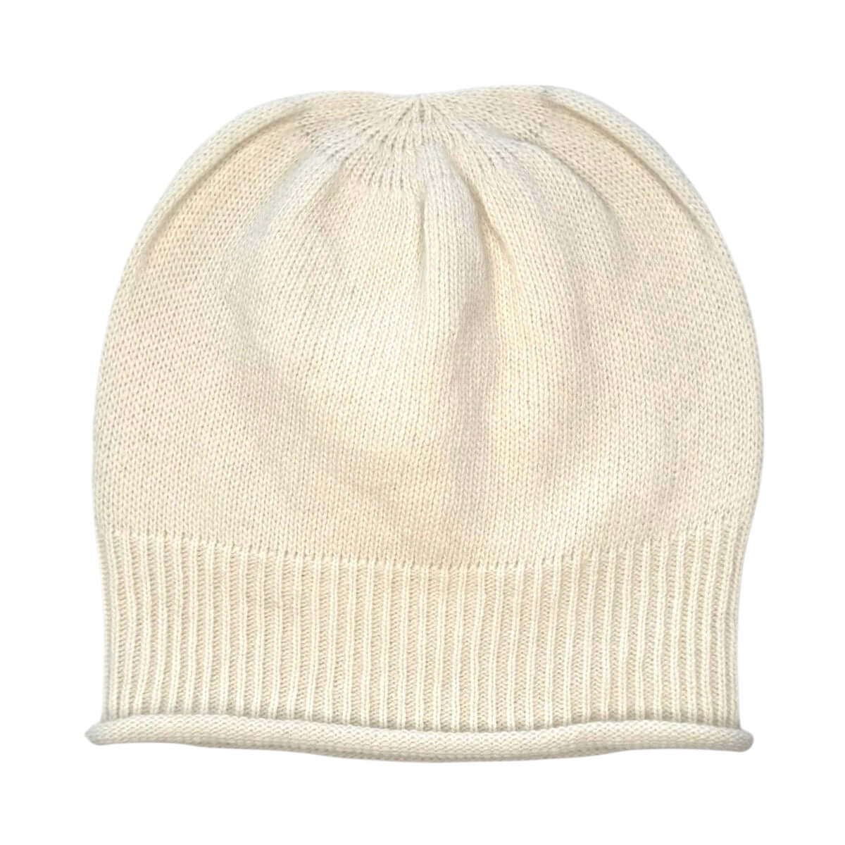 CUFFIA RASATA 100 LANA MERINO PANNA