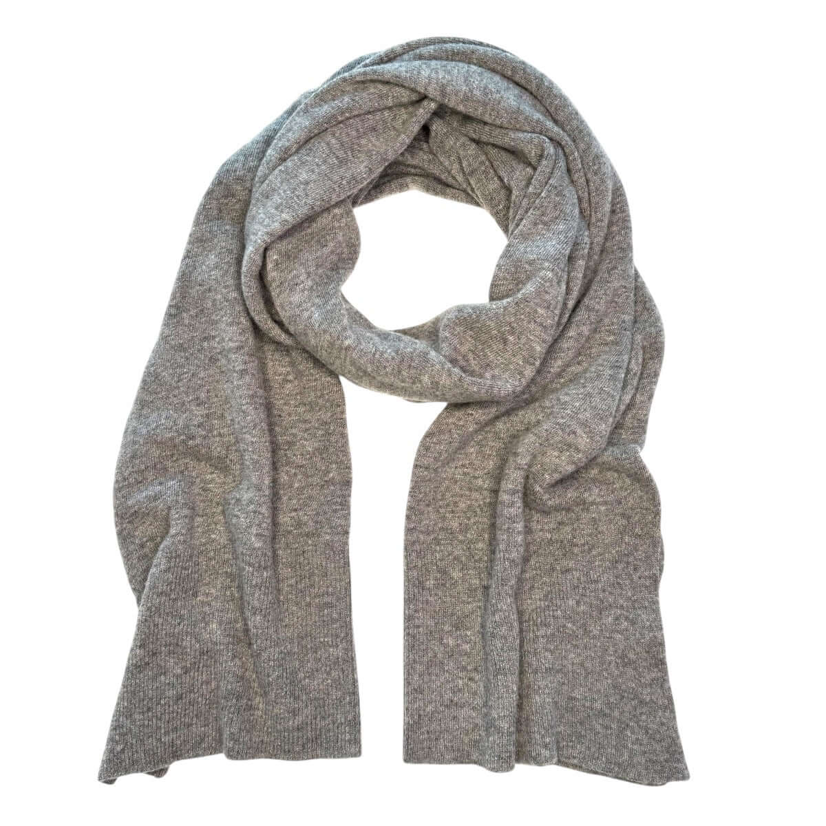 SCIARPA 100 LANA MERINO GRIGIO