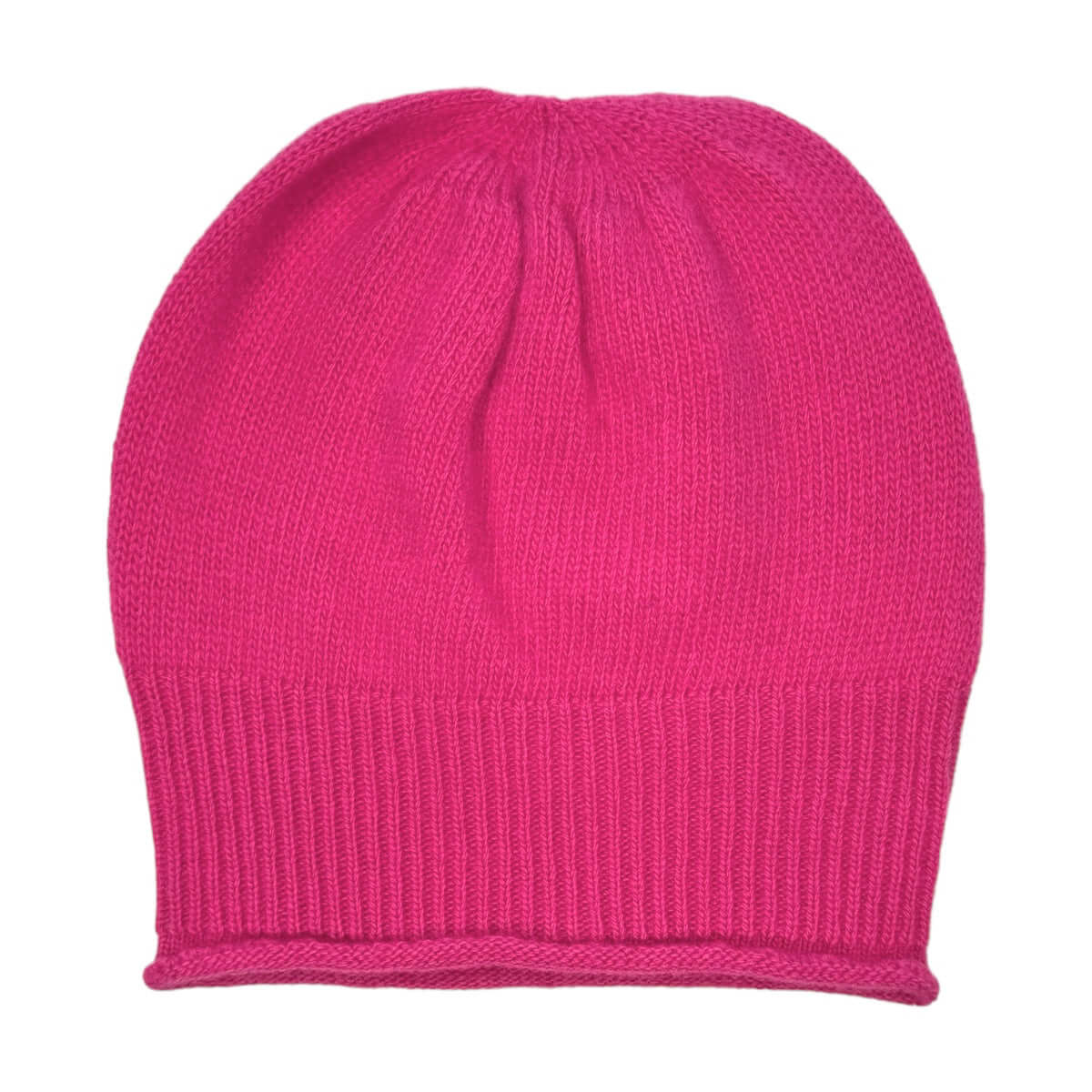 CUFFIA RASATA 100 LANA MERINO LAMPONE