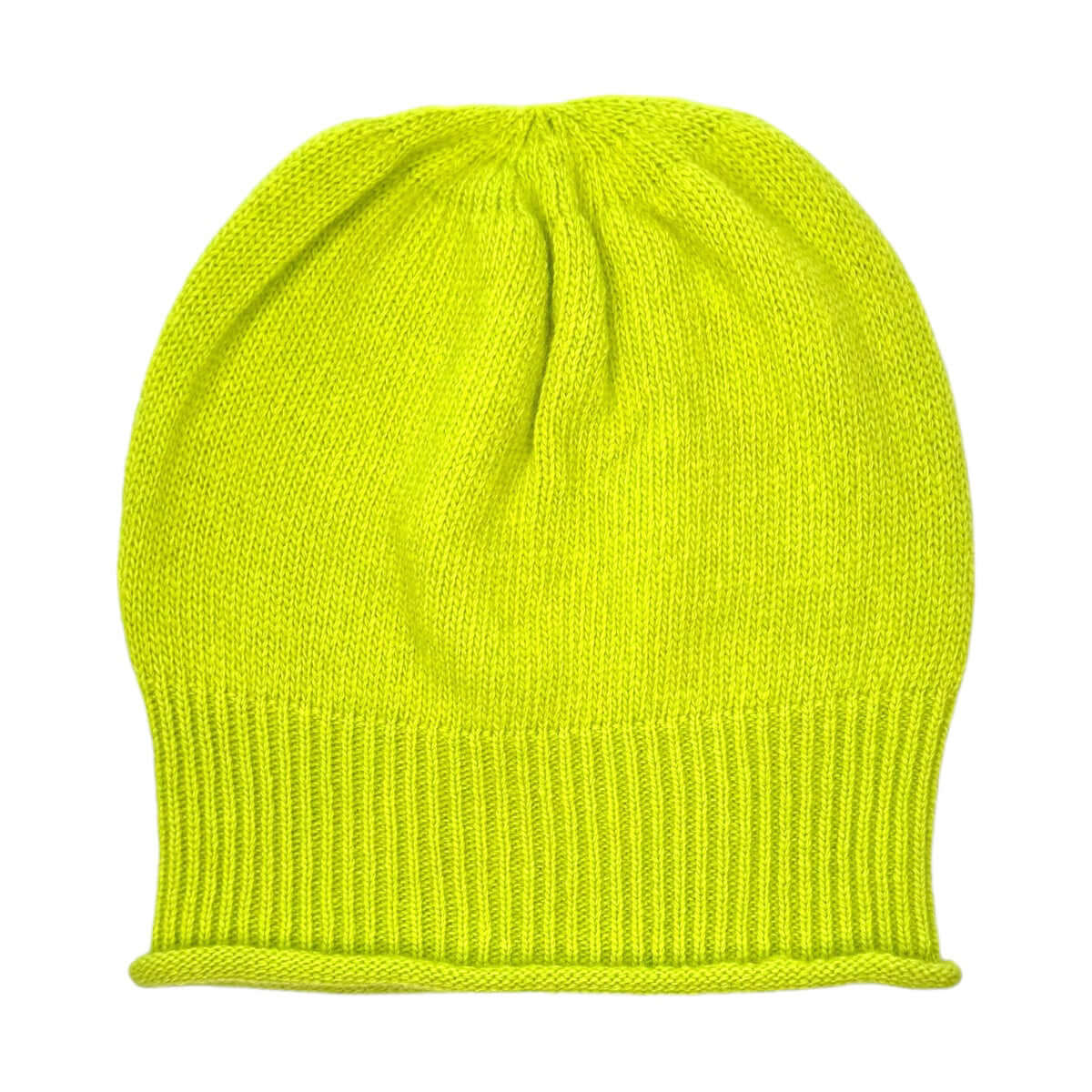CUFFIA RASATA 100 LANA MERINO NEON