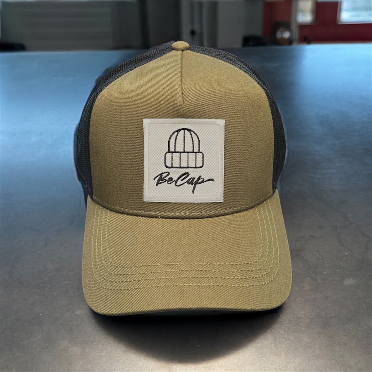 CAPPELLO RAPPER OLIVA NERO