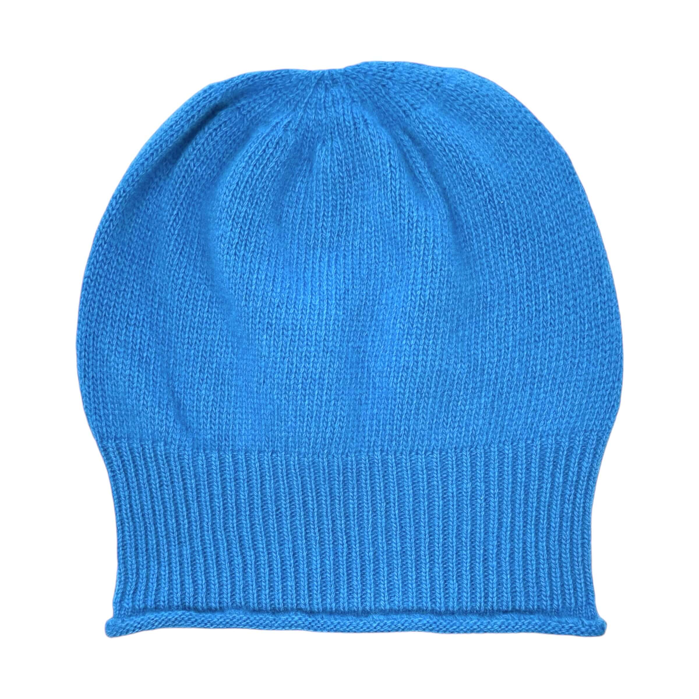 CUFFIA RASATA 100 LANA MERINO FIORDALISO