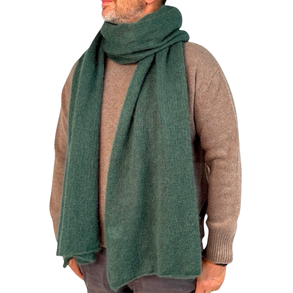 SCIARPA MAXI MOHAIR ROSA ANTICO