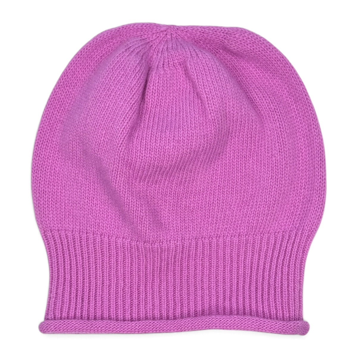 CUFFIA RASATA 100% LANA MERINO ROSA
