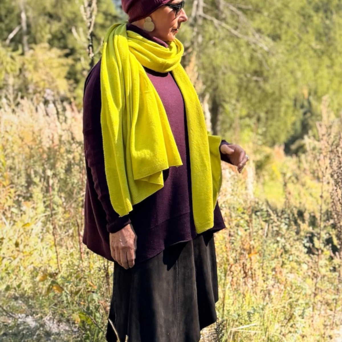 STOLA RASATA ROSSO