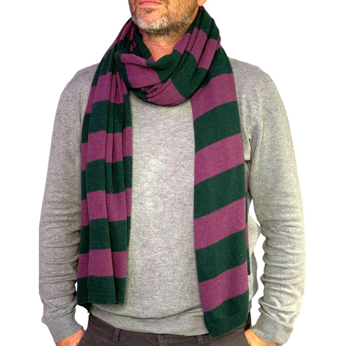 STOLA RIGHE TESTA DI MORO - PESCA