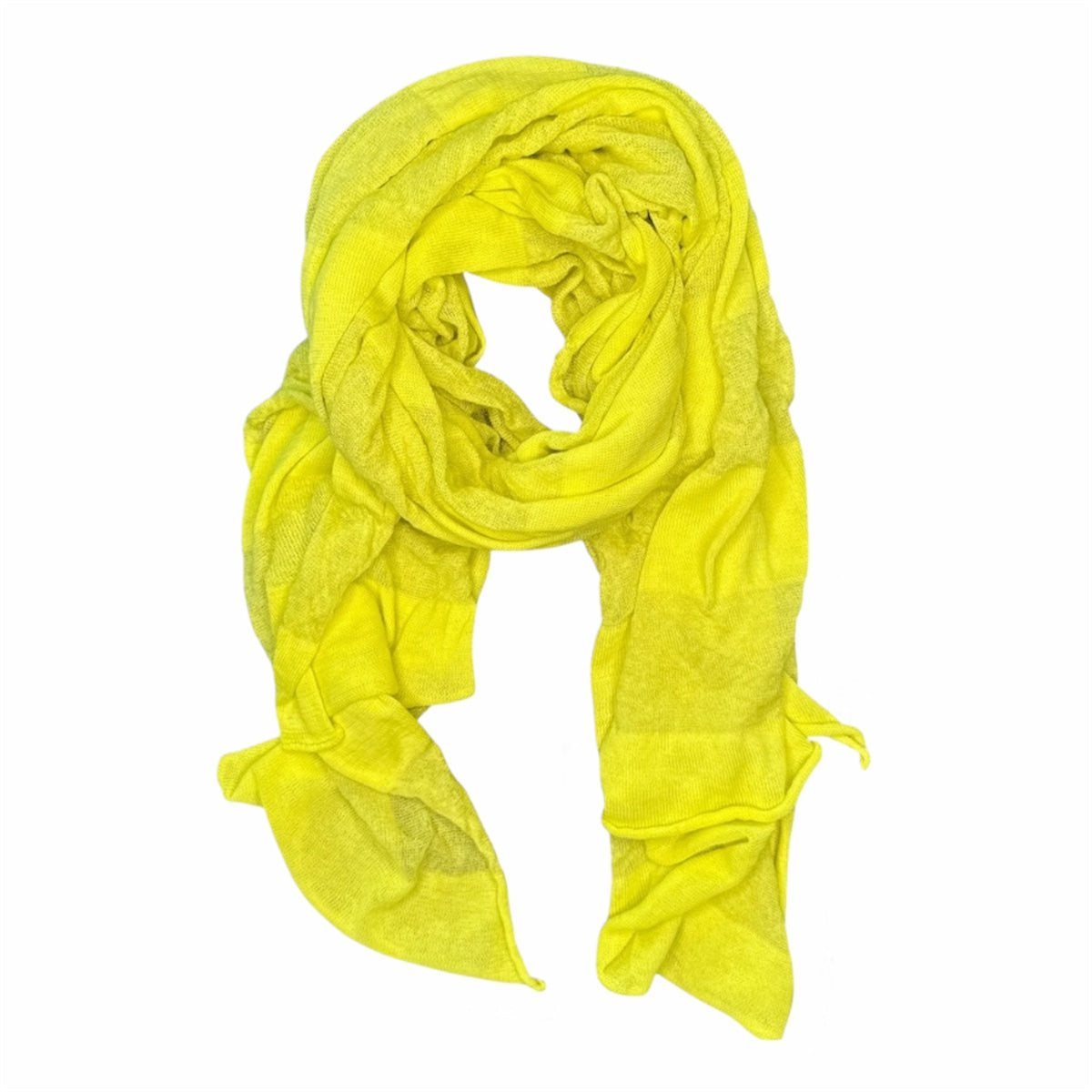 Sciarpa Steel cotone giallo