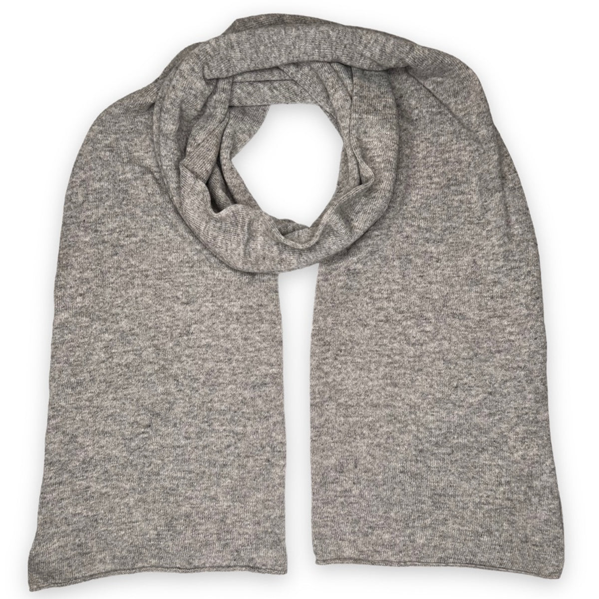 SCIARPA RASATA GRIGIO CHIARO