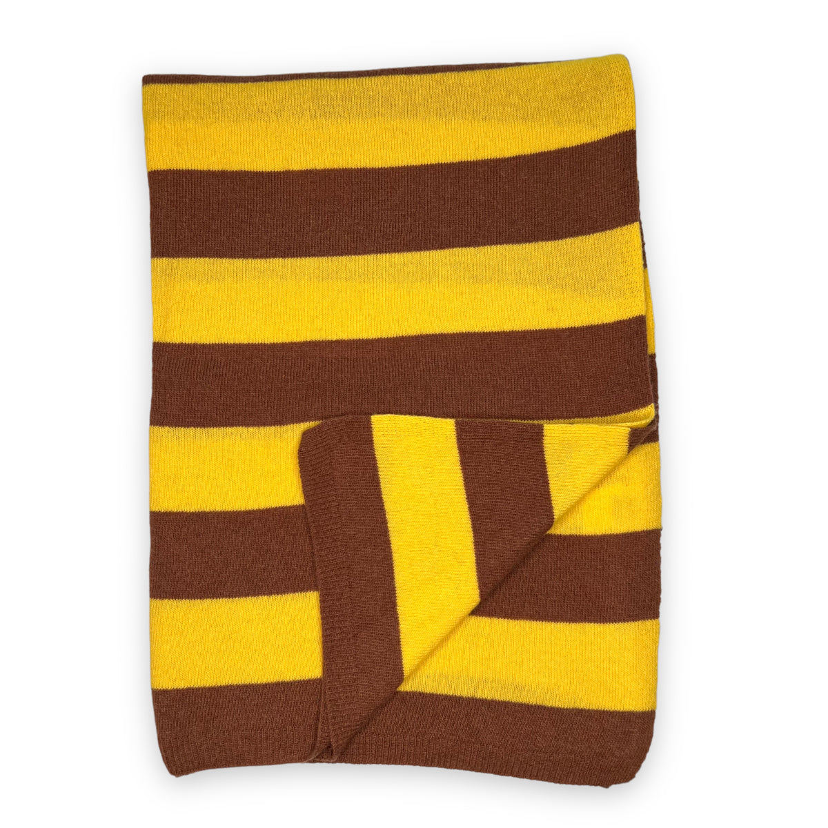 STOLA RIGHE TERRA-GIALLO