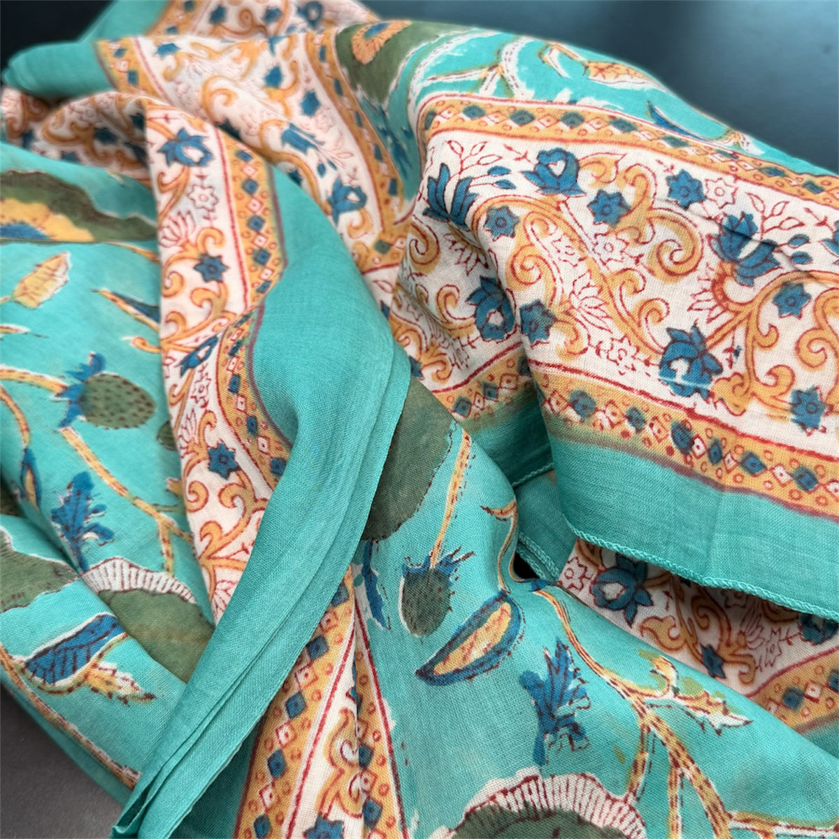 TELO PAREO FANTASIA ACQUAMARINA