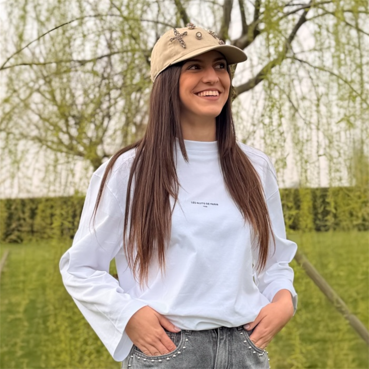 CAPPELLO 6 PANNELLI BEIGE