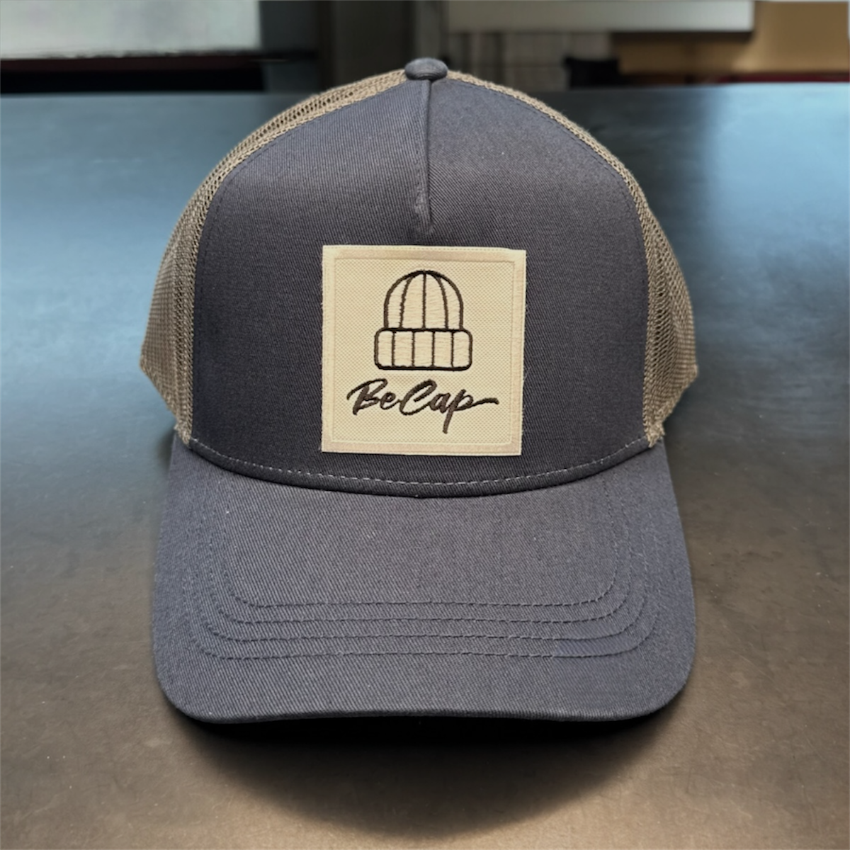 CAPPELLO RAPPER BLU ANTRACITE