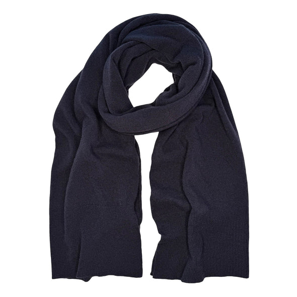 SCARF 100% DEEP BLUE MERINO