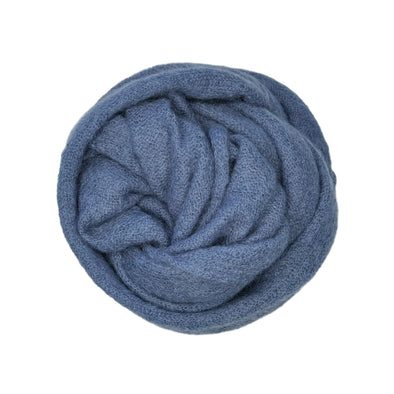 SCARF MAXI MOHAIR BLU