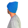 CUFFIA OVER 100% MERINO BLU PROFONDO