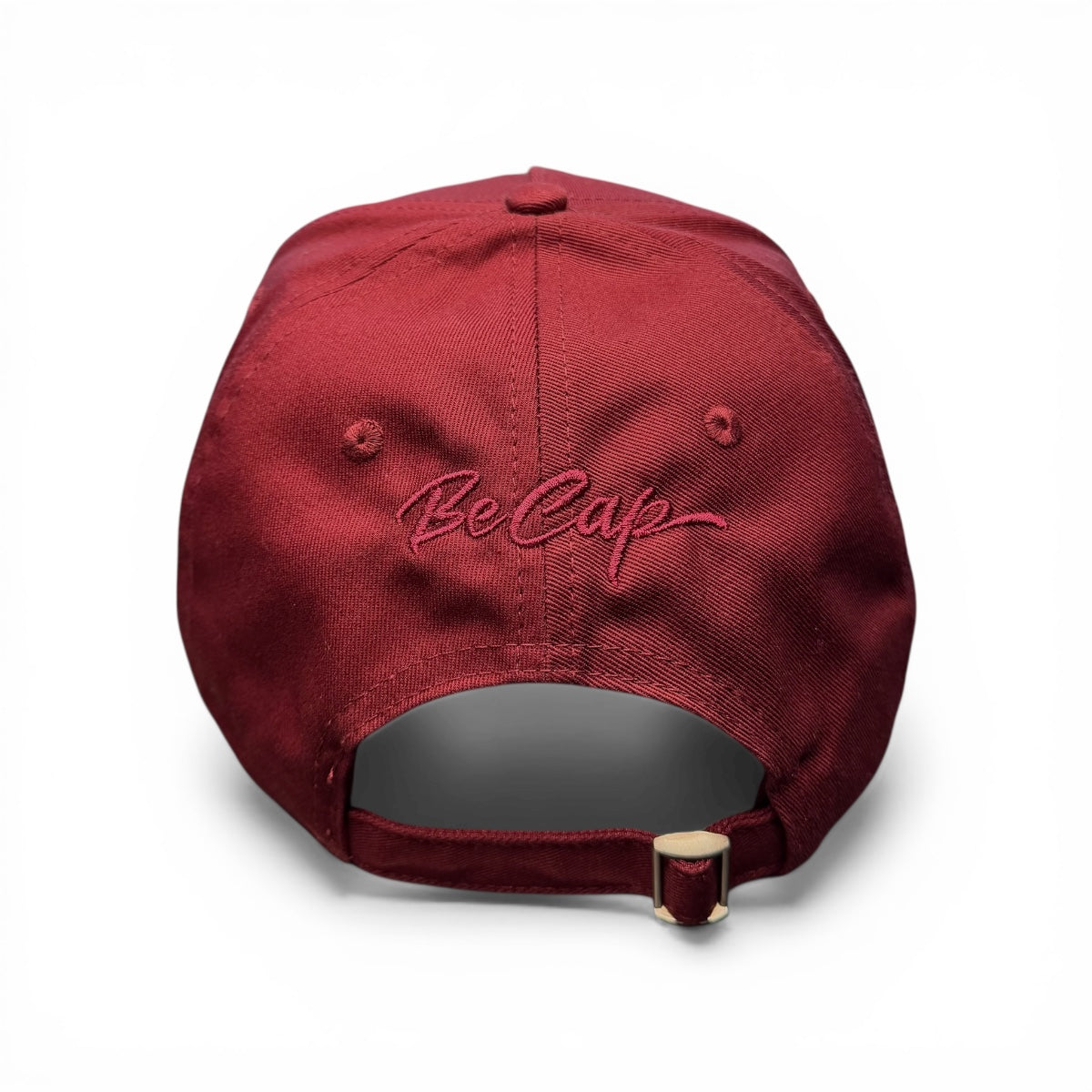 Cappello 5 pannelli bordeaux retro 