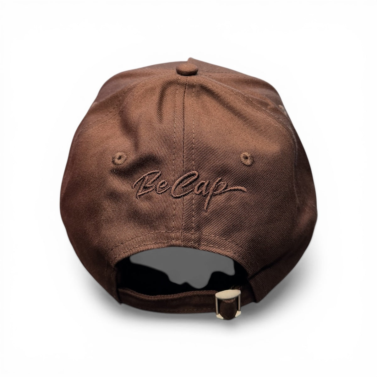 Cappello 5 pannelli marrone retro
