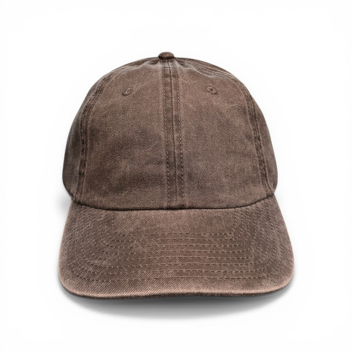 Cappello 6 pannelli vintage nero fronte