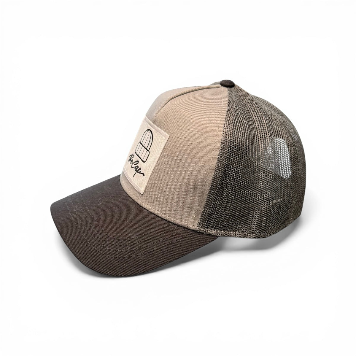 Cappello rapper grigio nero lato