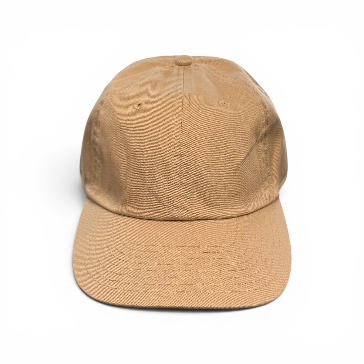 Cappello sei pannelli beige fronte
