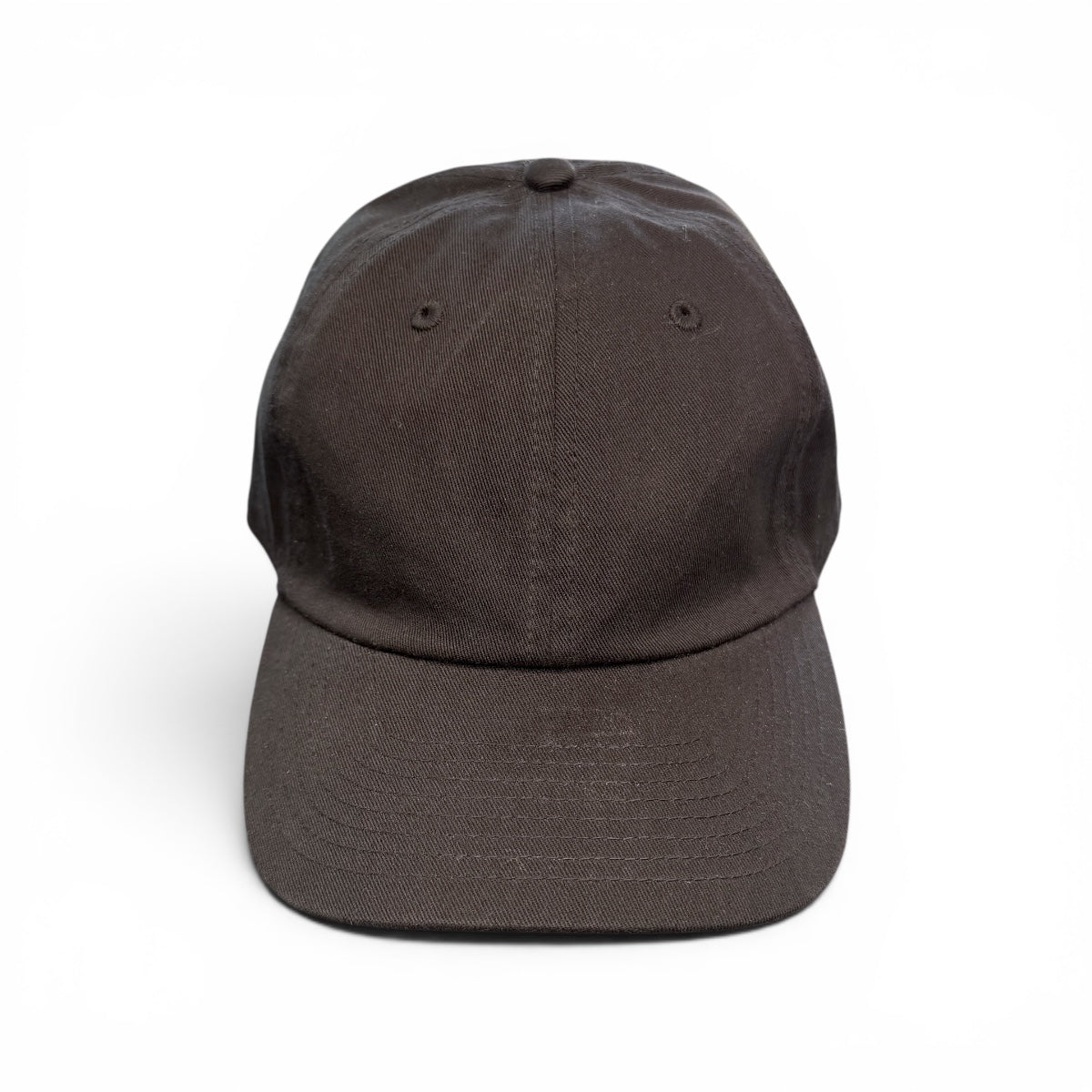 Cappello sei pannelli nero fronte
