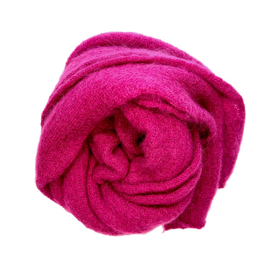 SCARF MAXI MOHAIR FUCSIA SCURO