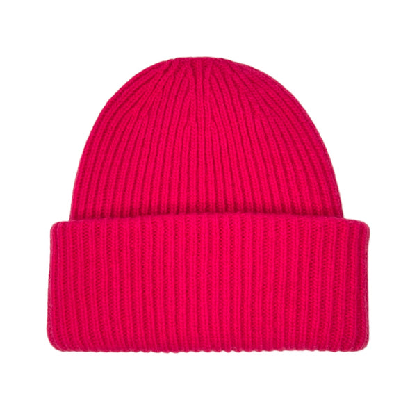 CUFFIA OVER 100% MERINO FUCSIA