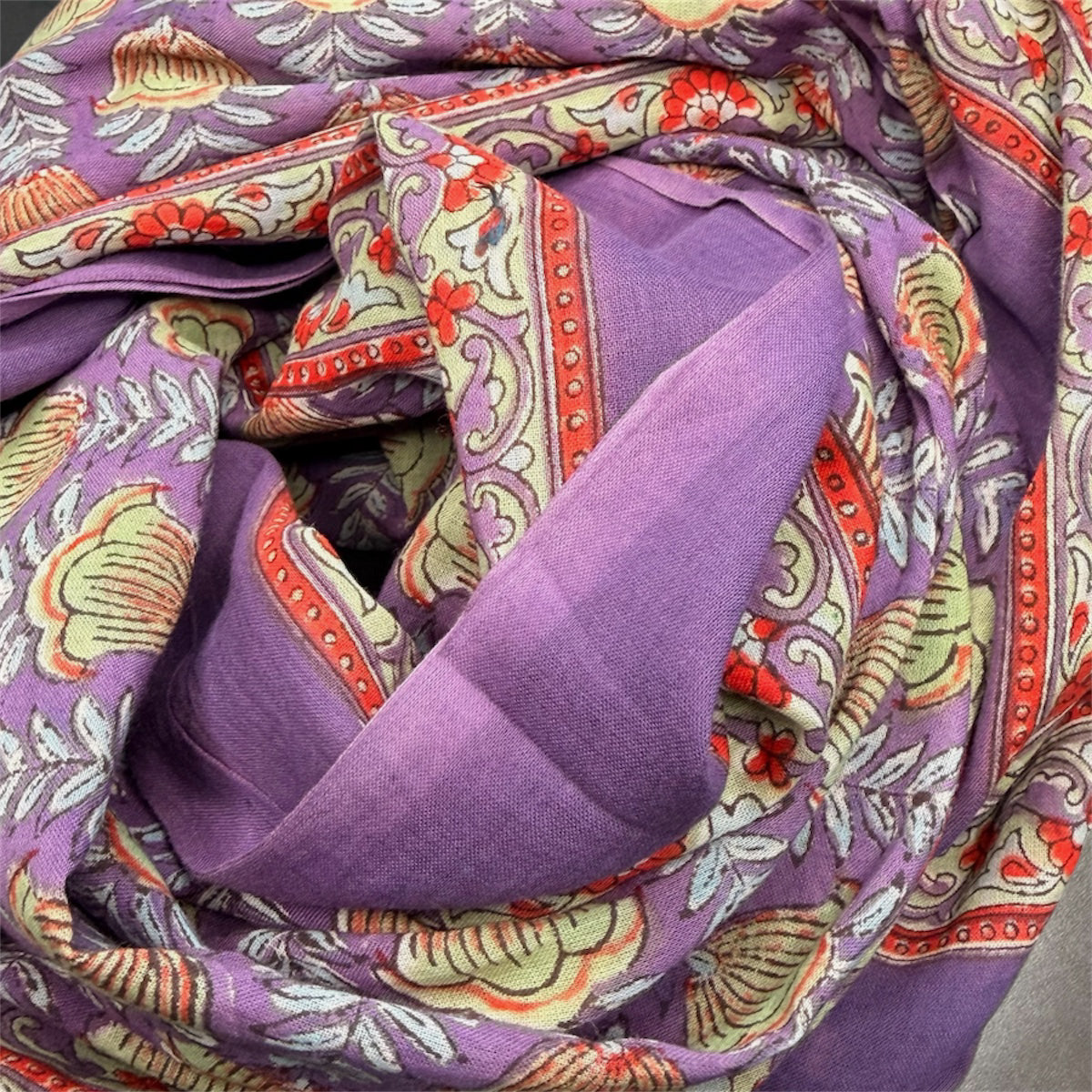 TELO PAREO FANTASIA GLICINE FIORI