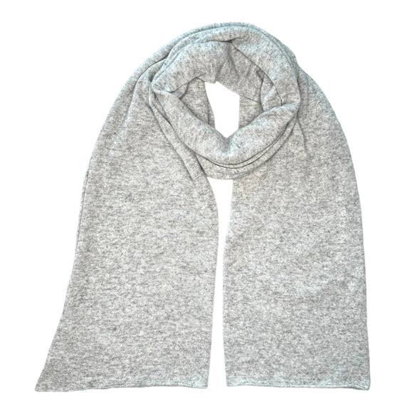 SCARF RASATA GRIGIO PERLA MELANGE