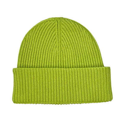 CAP DOPPIO RISVOLTO LIME