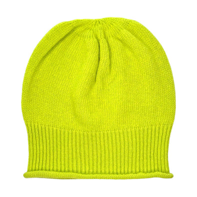 CAP RASATA 100% LANA MERINO NEON