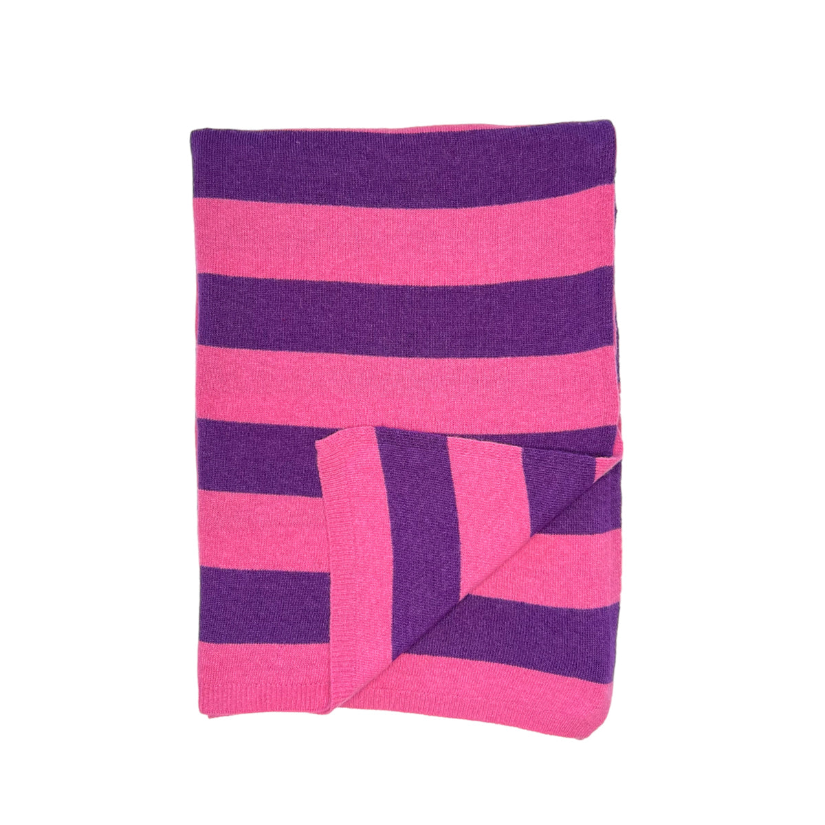 STOLA RIGHE ROSA-VIOLA