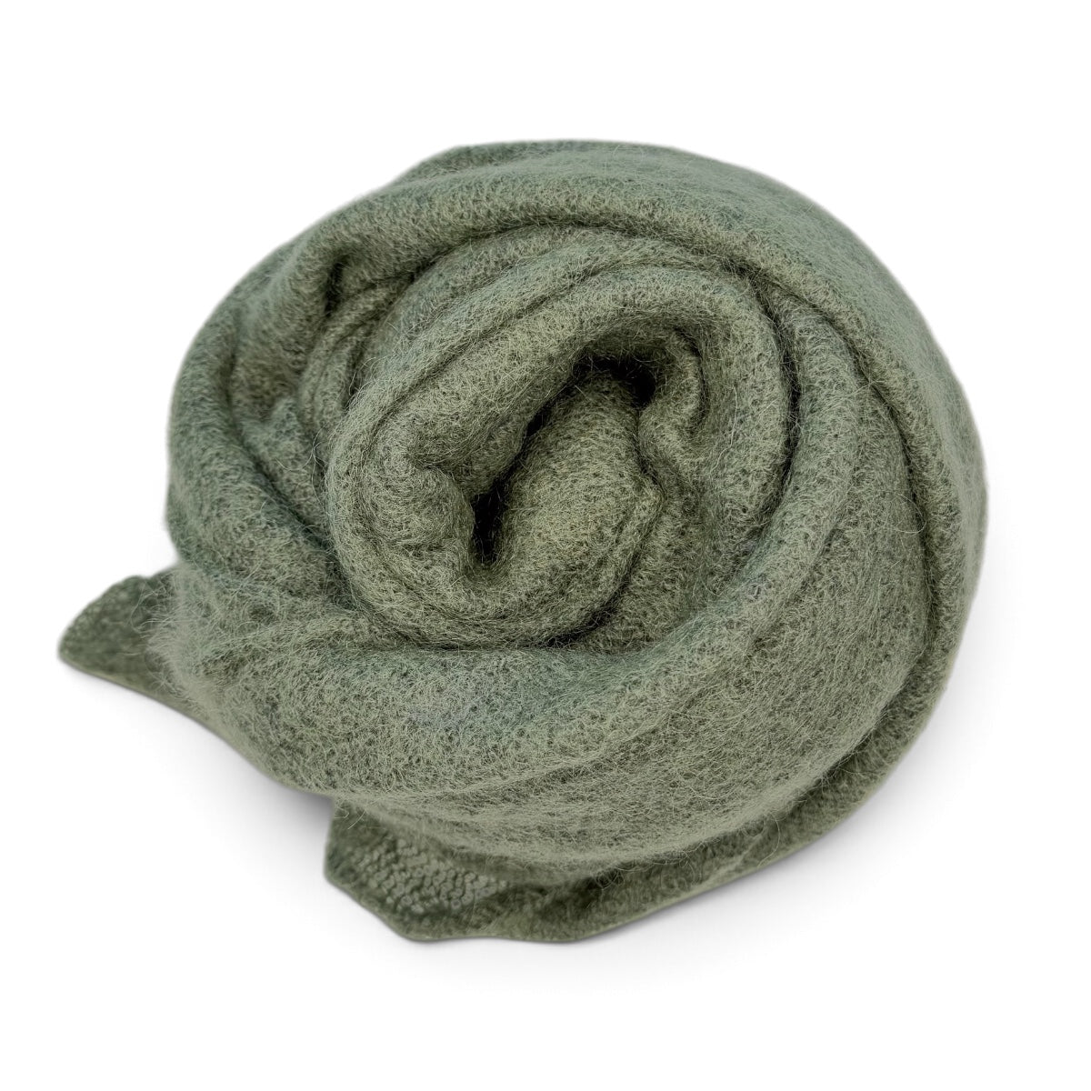 SCIARPA MAXI MOHAIR VERDE SALVIA