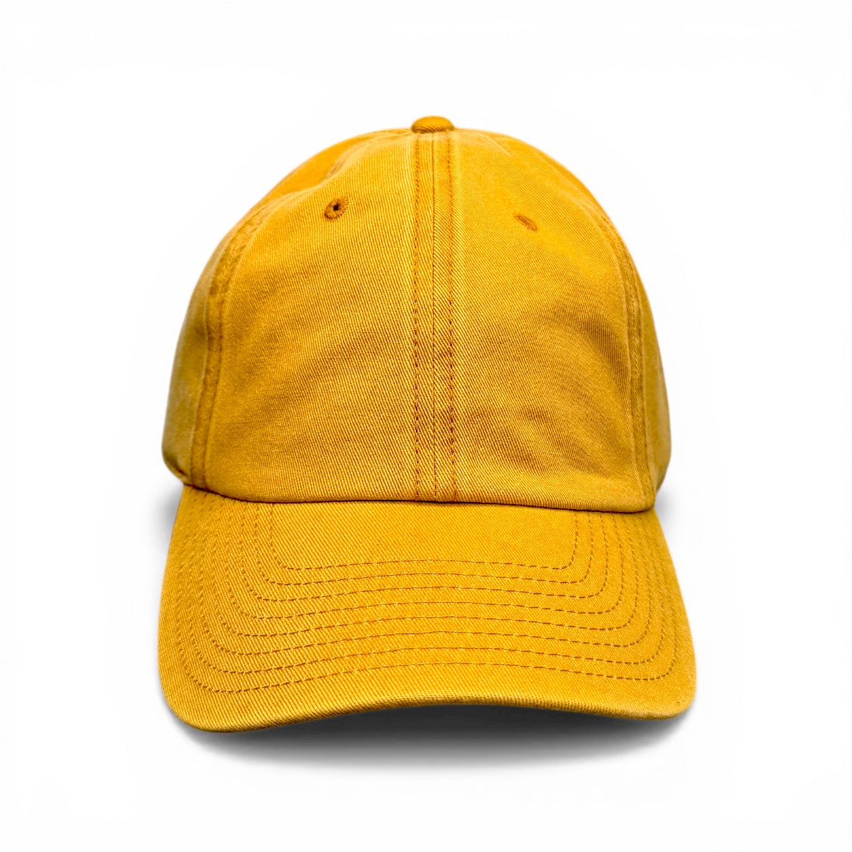 cappello sei pannelli vintage giallo