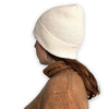 CUFFIA COSTE 100% CASHMERE BIANCO LATTE