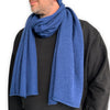 SCIARPA LIGHT 100% CASHMERE BLU REALE